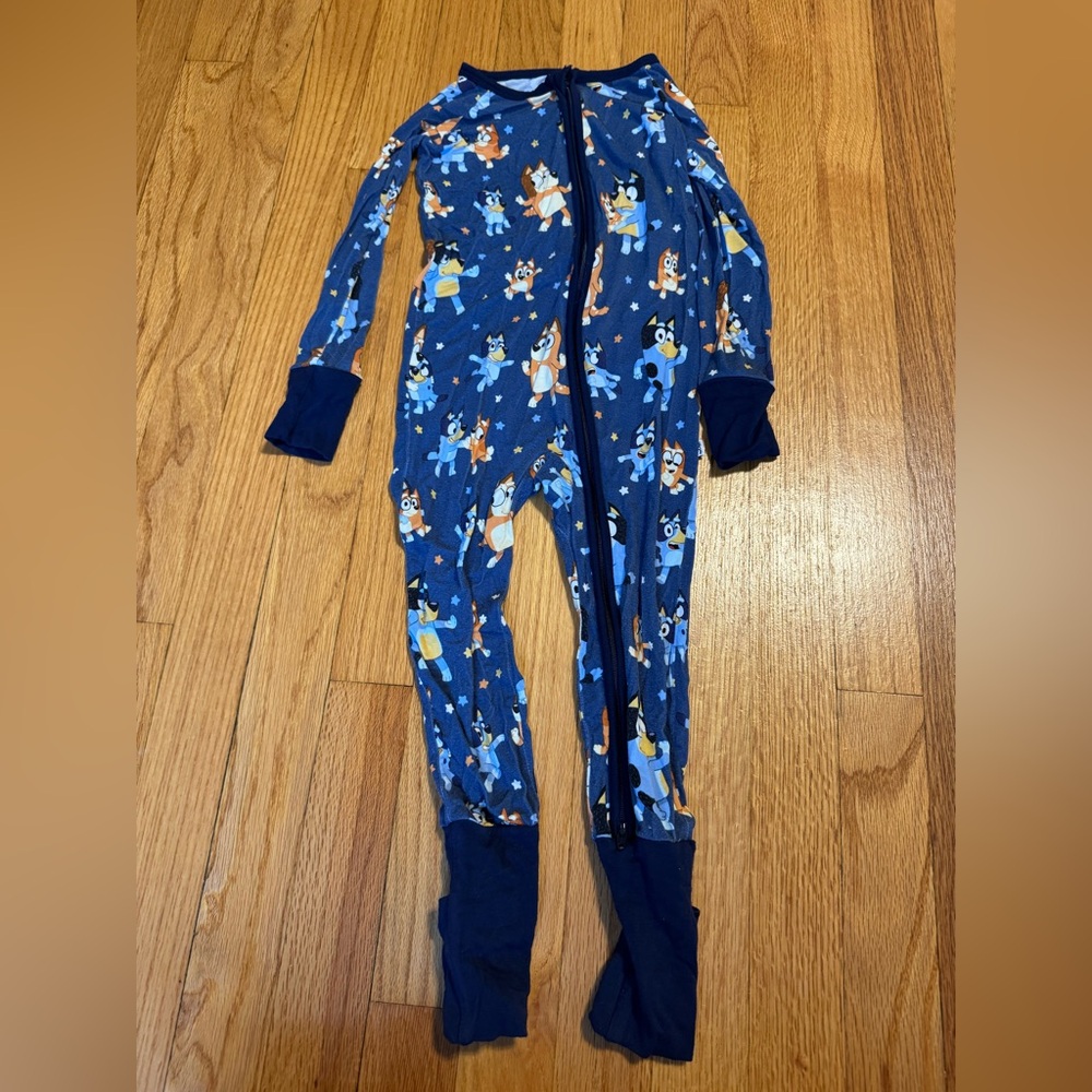 Little Sleepies - Bluey Dance Mode Zippy - 2T